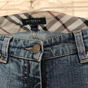 Burberry jeans size 6